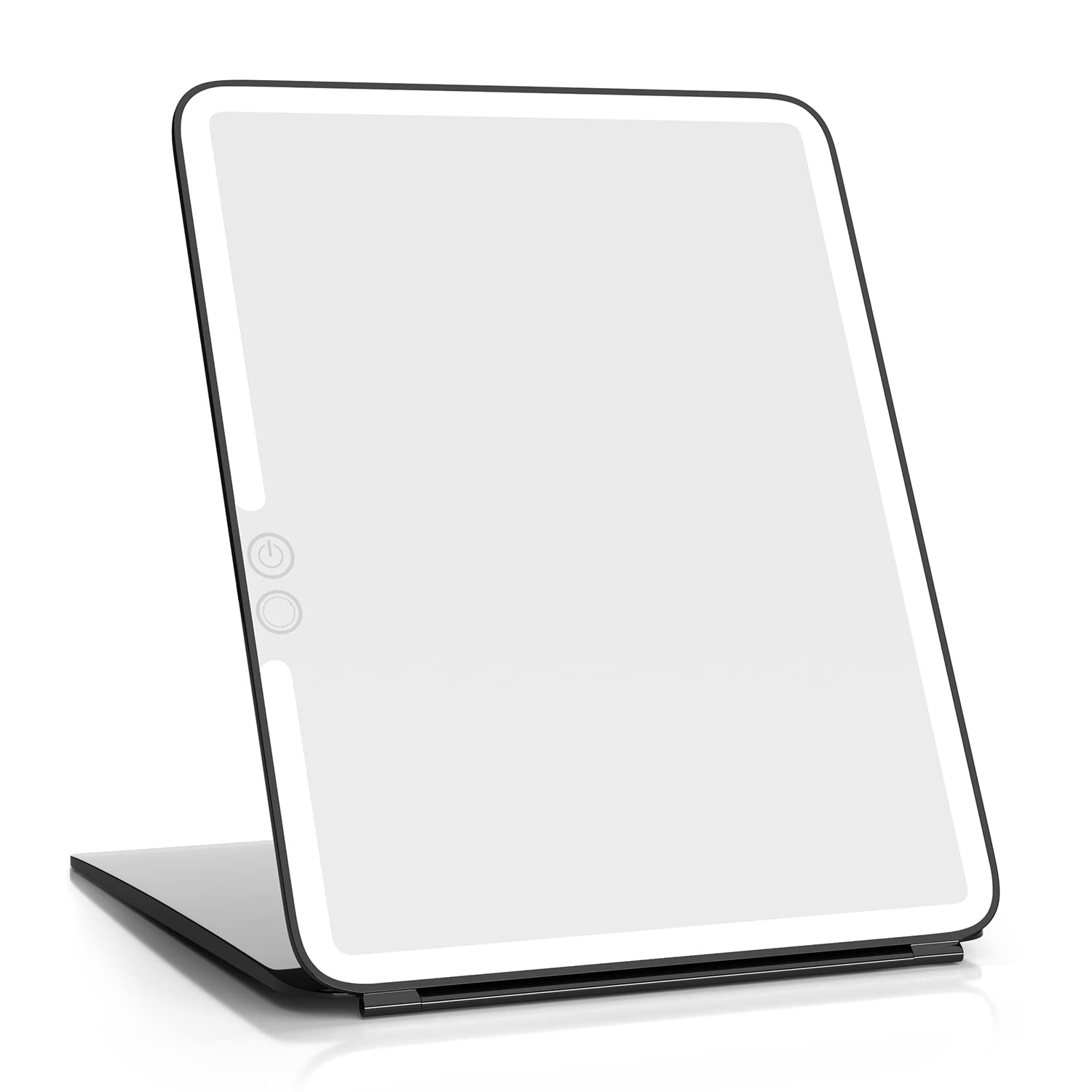 RoopetiTravel Makeup Mirror, Make up Mirror with Lighting, Folding Portable Makeup Mirror with Light, Travel Must Haves for Women Black