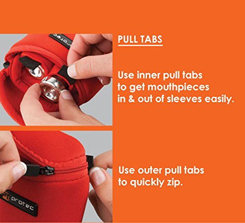 image for ProTec Trombone/Alto Sax/Clarinet Mouthpiece Pouch (N265RX) -Neoprene,