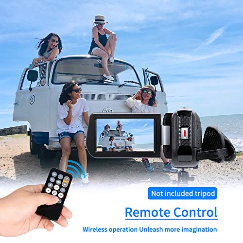 Ordro 4K Camcorder Video Camera Ir Night Vision Vlogging Camera Recorder Full Hd 1080P 60Fps 3.0 Inch Ips Touch Screen Youtube Vlogging Camcorder For Beginners With 2 Batteries #TOP2