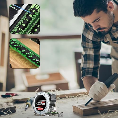 Cinta métrica retráctil con gancho magnético miniatura 5