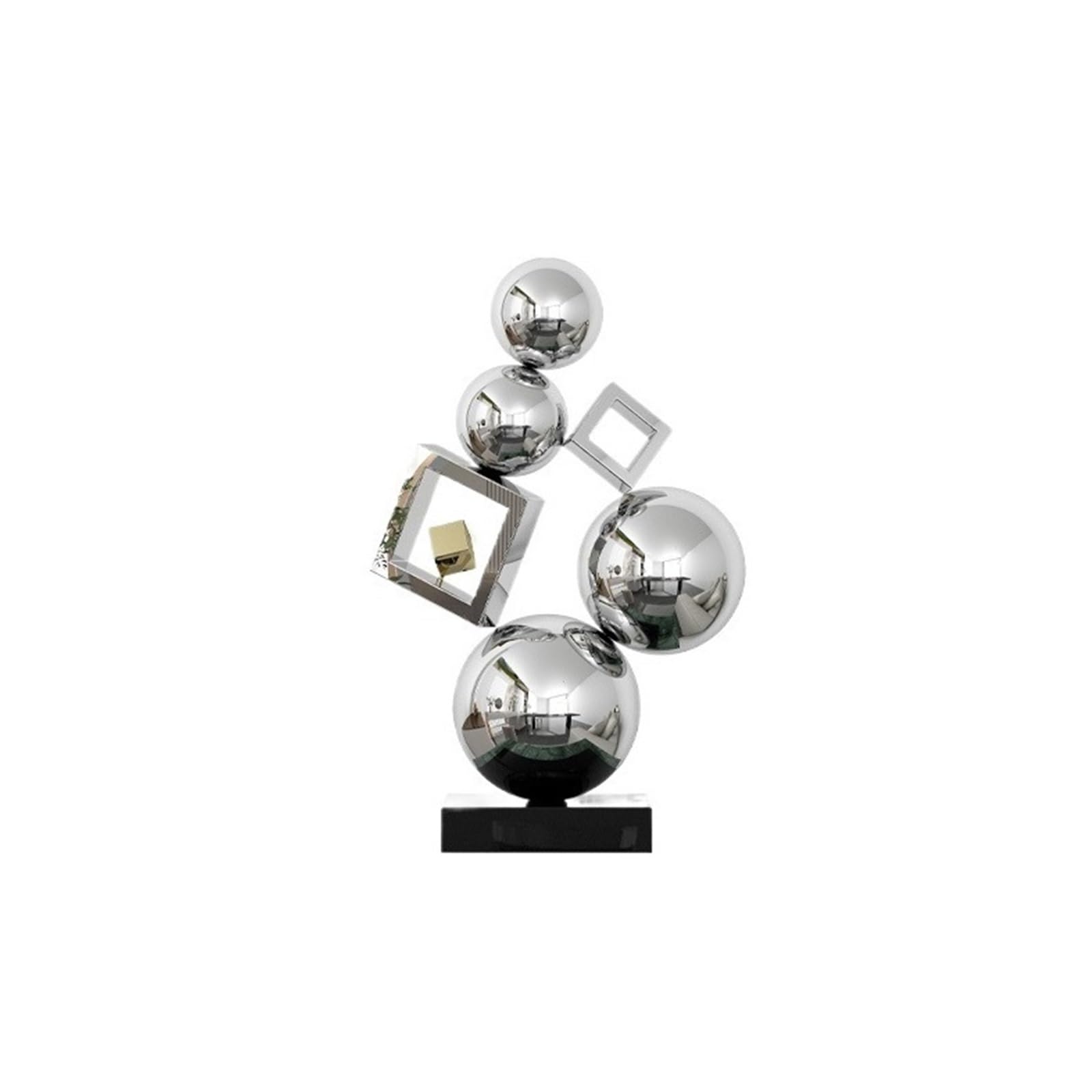 T2H9B5V4G8 Home decoration Entryway Decorations Metal Crafts Luxury Living Room TV Cabinet Wine Ornaments