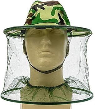 Masque De Protection Apiculteur Camouflage - 3 Pièces - Filet Nylon Anti-abeilles