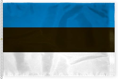 Miniatura 6 de AGAS - Bandera de Estonia de 5 x 8 pies, nailon 200D, 6 agujas, dobladillo cosido con mosca, nunca se oxida, ojales de latón de gran tamaño, bandera