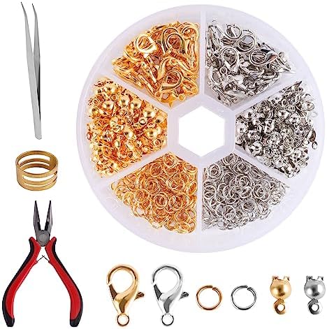 Kit di 24 chiusure a scatto da 17 mm, resistenti
