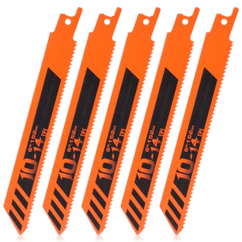 Zelphvt 6-Inch 14TPI Sawzall Blades