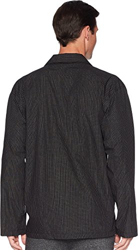 POLO RALPH LAUREN Men's Birdseye 100% Cotton Woven Sleepwear Top, R199, Soho Plaid, L3