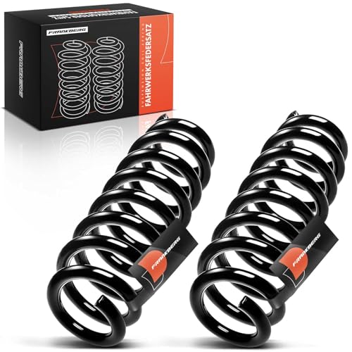 Frankberg 2x Coil Spring Rear axle Left Right Compatible with 1 Series 2007-2013 3 Series 2004-2013 Replace# 33536767344