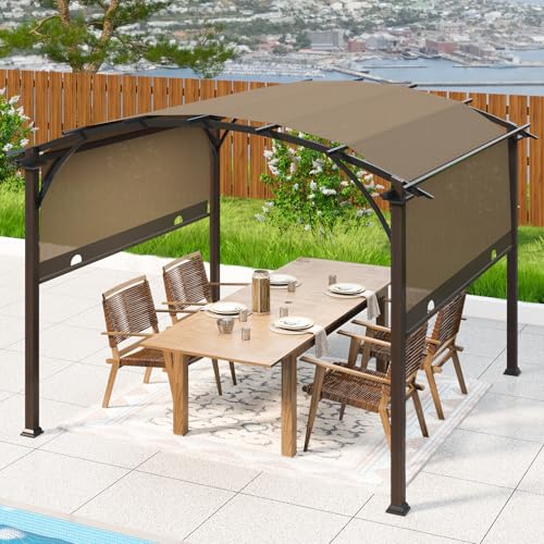 Eagle Peak 11.4x11.4 Pergola with Retractable Sun Shade