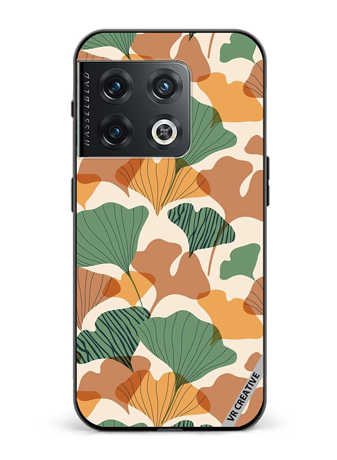 VR Creative Protective Case Cover For OnePlus 10 Pro Autumn Gingko Leaves Silhouettes Design Multicolour NR532966