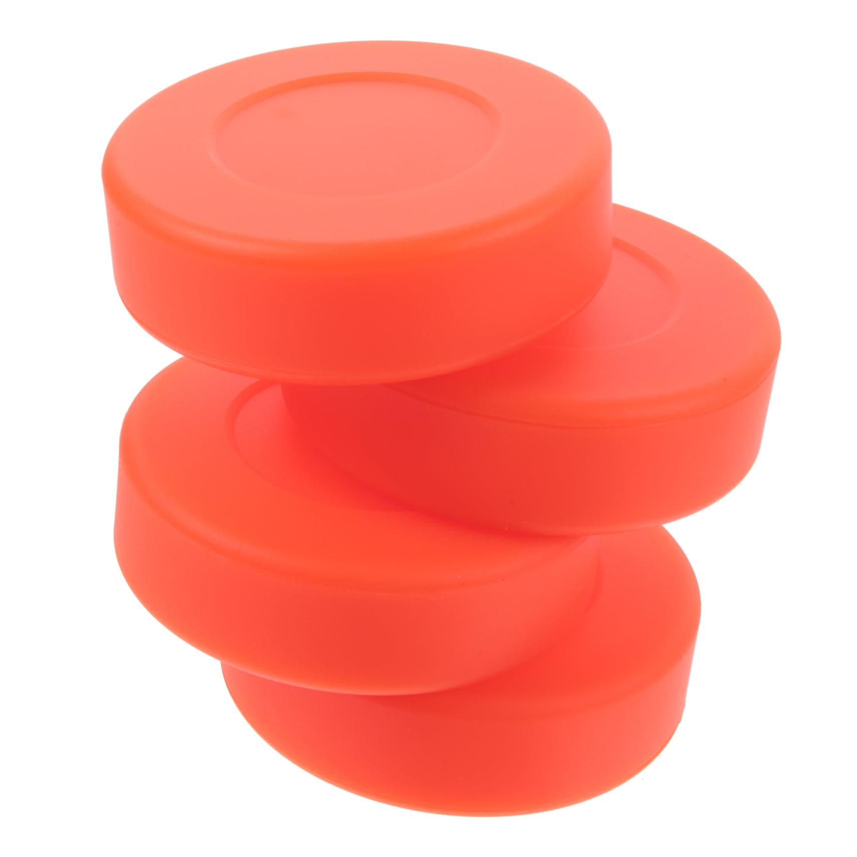 Abaodam 4pcs Dumb Puck Official Regulation Hockey Puck Hockey Accessory Puck for Training Hockey Training Ice Practicing Puck Hockey Indoor Pucks Hockey Practicing Accessory Golden