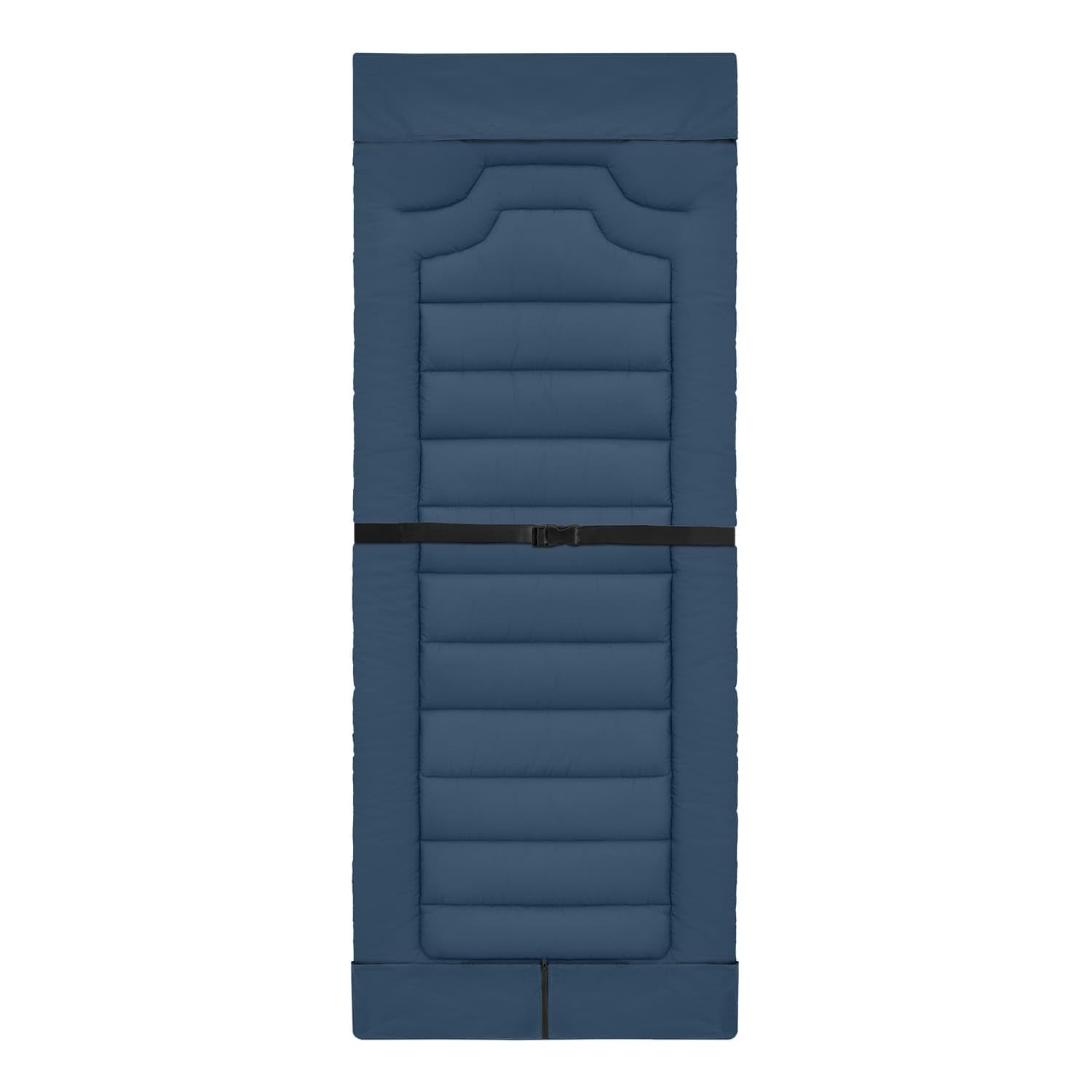 Skandika Coussin pour chaise longue de camping - 203/223 x 76 cm - Convient pour chaise longue Viia - 5 cm d'épaisseur - Avec sac de rangement - Coussin pour lit de camp, chaise longue de jardin,