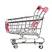 Vktech Mini Shopping Cart Supermarket Handcart Shopping Utility Cart Mode Storage Toy (Pink)