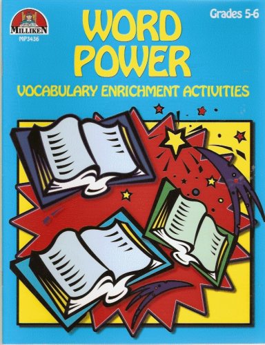 Word Power, Vocabulary Enrichment Activities, Grades 5-6: Suzanne Lowe ...