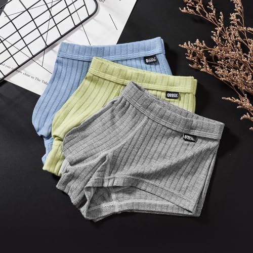 Men's Flex Fit Stretchy Boxer Briefs Low Waist Underwear Multipack3