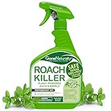 GoneNaturally Roach Killer – Natural Peppermint Oil Roach Spray for Indoor & Outdoor Use – Cockroach Killer & Roach Repellent for Home – Safe for Kids & Pets Pest Control Solution (16oz)