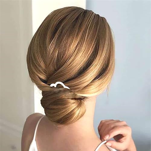 Miniatura 4 de 6 pinzas para el cabello, pinzas de metal para el cabello, peines laterales para moño, palillos para el cabello de torsión francesa, pinzas para el