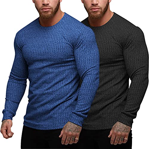 T-shirt manches longues homme lot de 2 sous-pull de sport fitness COOFANDY M