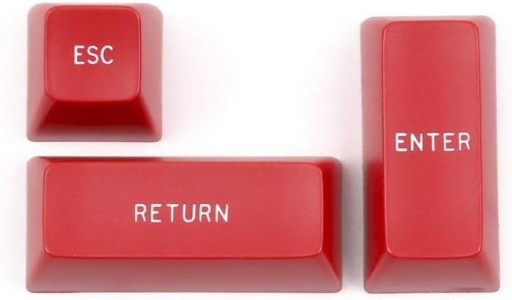 Durable KBDfans Maxkey Sa Profile Keycap For Mechanical Keyboard Esc Keys Enter beautiful (Color : Red)