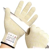 5 Paar Schnittfeste Schutzhandschuhe Level 5 – Für Küche & Garten, Größe S, Von Yenvine