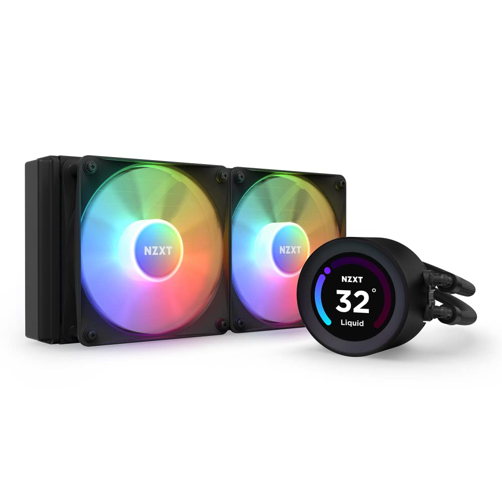 NZXT Kraken Plus 280 – Refrigeración líquida AIO para CPU – Radiador de 280 mm – 2 Ventiladores F140P – Pantalla LCD Cuadrada de 1,54" – AMD® AM5, AM4 – Intel® LGA 1851/1700, 1200/115X – Negro — view 38