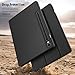CACOE Case for Samsung Galaxy Tab S10 Lite / S10 FE / S9 FE 10.9-Inch/ S9 11 Inch with Screen Protector, Foldable Stand Slim Protective Slim Case, Auto Screen On/Off, Black