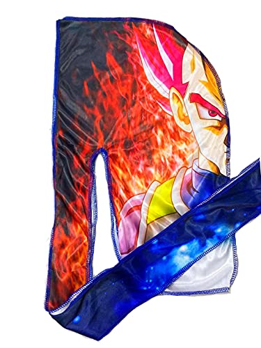 Design Durag Long Tail Silky Satin Doo Rag with Breathable and Stylish Wave Cap Design