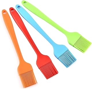 Luxshiny 4Pcs Escova De Silicone Para Churrasco Escova De Silicone Para Churrasco Escova De Silicone Para Churrasco Um Corpo Grelha Escova De Molho De Manteiga Escova De Silicone Para