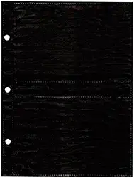 Refil Preto para Álbum de Fotos 10x15 cm - 10 Folhas - 23,5x17,6 cm