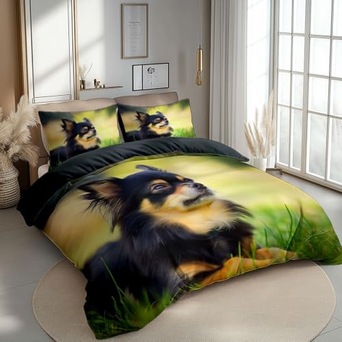 Ropa de cama suave antiarrugas con cremallera para evitar edredones sueltos 3