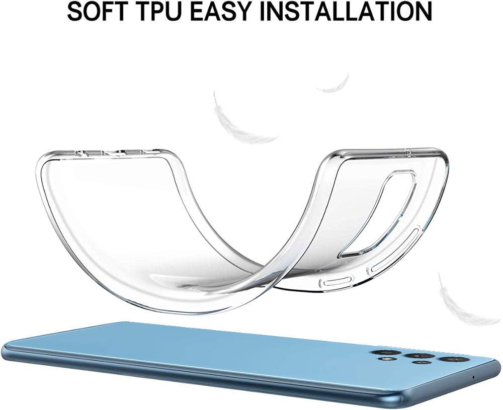 Cover Per VIVO Y20s/Y20/Y11s, Custodia In Vetro Temperato 9H Con Bordo In TPU, Design Sfumato