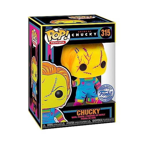 Funko POP! Movies: Bride Of Chucky - Chucky - Negrolight - Figuras Miniaturas Coleccionables Para Exhibición - Idea De Regalo - Mercancía Oficial - Juguetes Para Niños Y Adultos - Fans De Movies