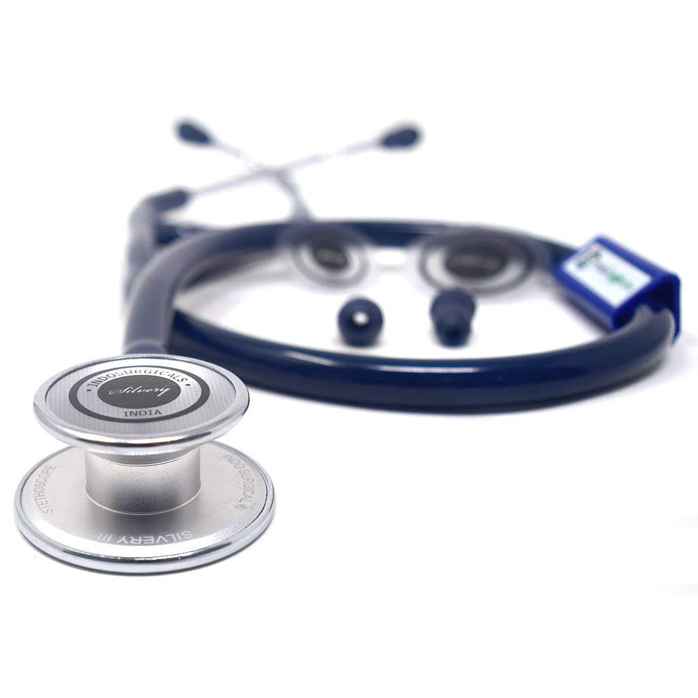 IS IndoSurgicals Silvery Iii Stethoscope(Blue) (B0BQ73HLD8) Amazon Price History, Amazon Price Tracker
