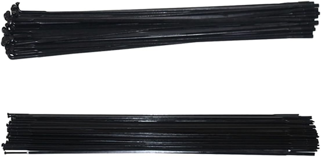 Spokes J-Type Or Straight Pull Stainless Steel Radios Fit for Road Bike Free Alloy Nipples (Color : Straight 64pcs), Skdayy055