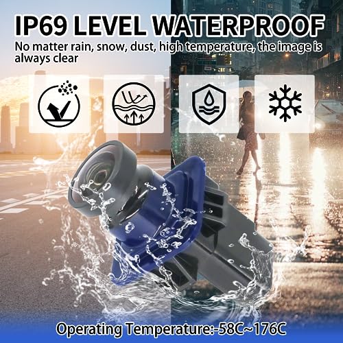 Image of Backup Reverse Camera, Rear View Camera Replacement for Ford F150 Accessories 2010-2014 Ford Mustang 2015-2020 Lincoln MKC 2015-2019 OEM Replaces# BL3Z-19G490-B