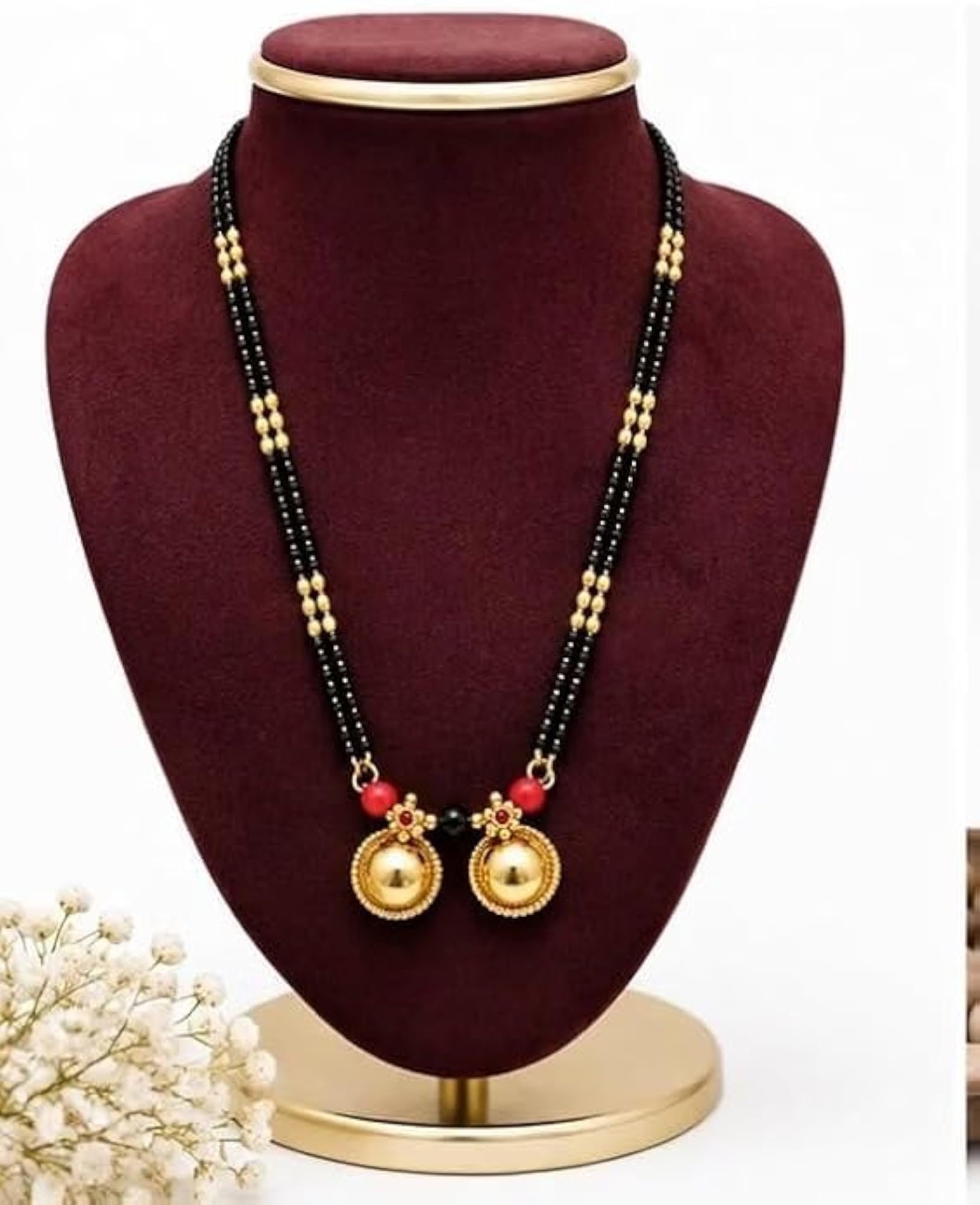 Women's 24 Inch South Indian Vati Mangalsutra with Pendant