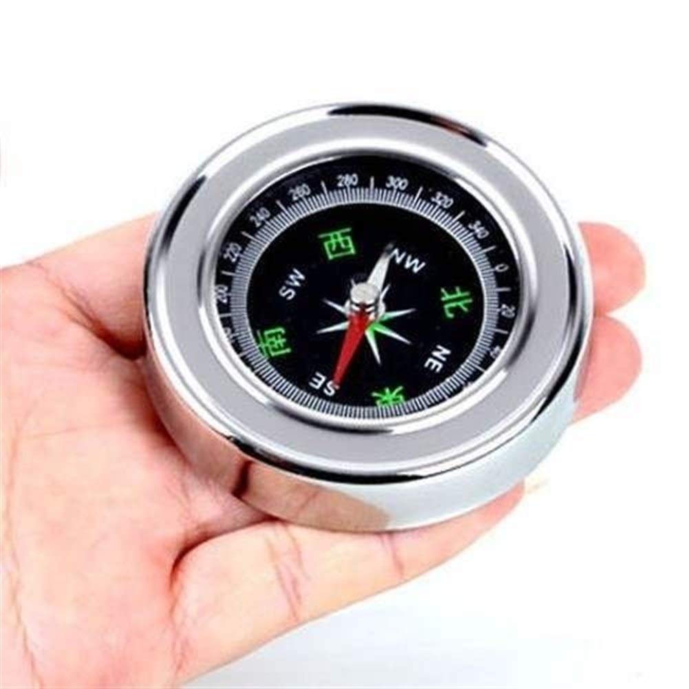 Orologio Bussola Da Polso Alomejor - Quadrante Luminoso Per Escursionismo E Campeggio - Cinturino Elastico Regolabile