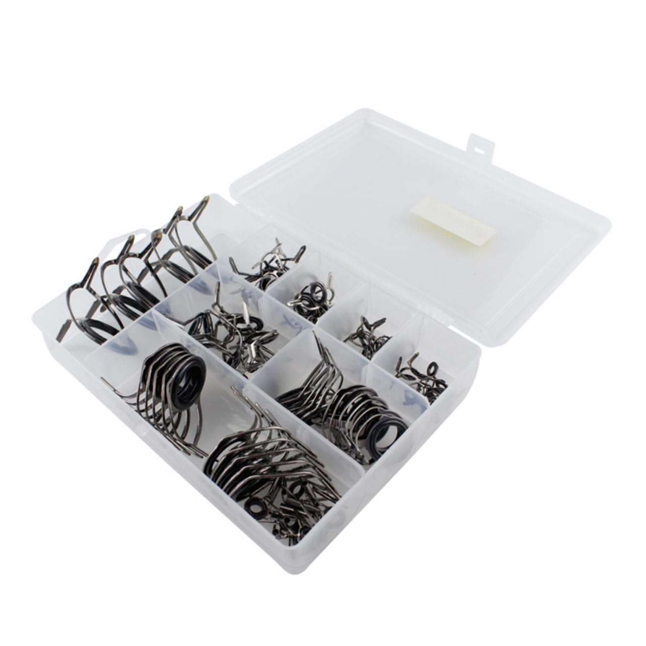 BESPORTBLE Kit de Réparation de Canne à Pêche 85 Pièces Céramique Noir