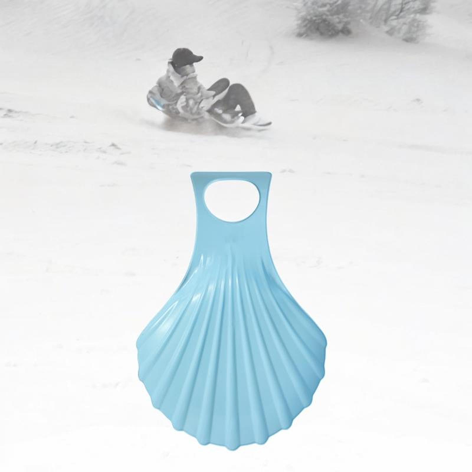 kowaku Snow Sled Snow Toy Sledge Ski Board Accessories Sand Sled Snow Sledding for Grass Sand Sports Outdoor Sports Skiing Holiday, Blue