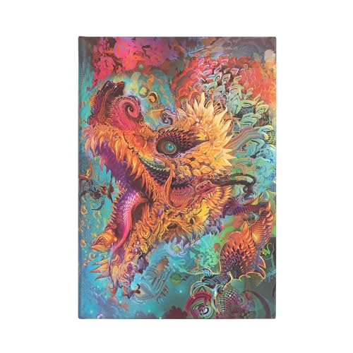 Humming Dragon Midi Lined Hardcover Journal, 144pg, 120GSM by Paperblanks (Android Jones Collection)