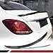 W205 Carbon Fiber Rear Trunk Spoiler for Mercedes Benz W205 2015-2021 C Class C180 C200 C250 C300 C350 C43 C63 AMG Sedan Rear Trunk Lip Spoiler Deck Lip Boot Wing (Style B)