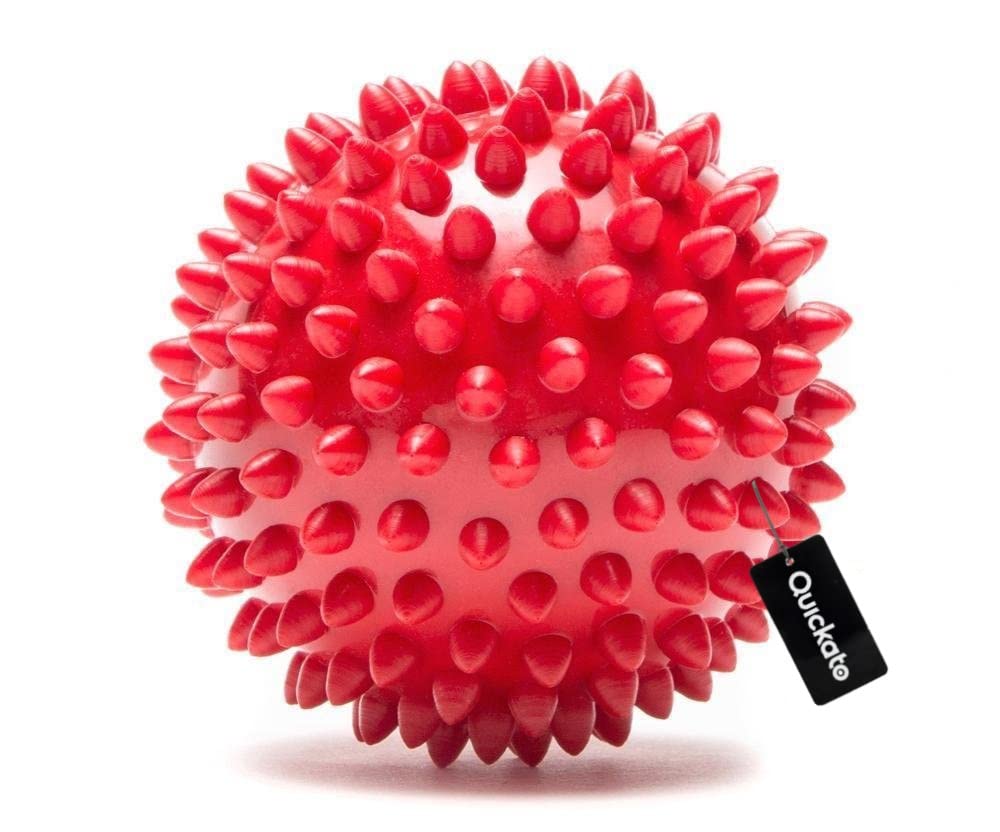 Quickato Rubber Stud Spike Hard Ball Chew Toy, Puppy/Dog Teething Toy - 3 inches (B09NRJXHC7) Amazon Price History, Amazon Price Tracker