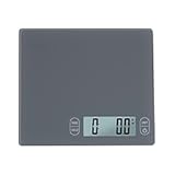 Eat Smart Eat Smart 11lb Food Kitchen Glass Scale, Grey