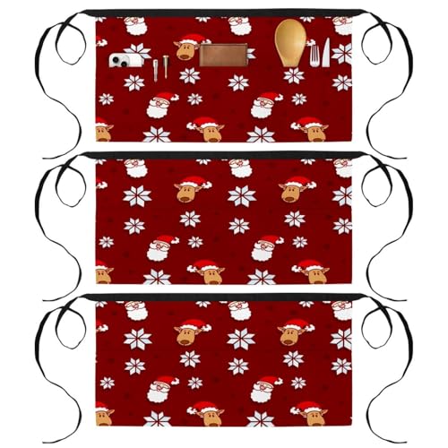 Demi-tablier de cuisine et pâtisserie pour partager la magie de Noël en famille