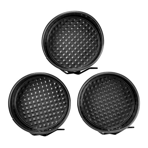 Wilton 4-Inch Mini Springform Pans For Mini Cheesecakes, Pizzas And Quiches, 3-Piece Set, Steel #TOP7
