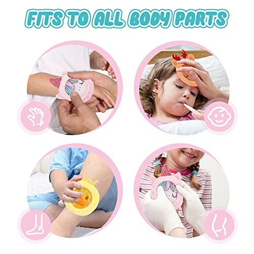 Hilph Ice Packs For Kids Boo Boos, Kid Gel Beads Ice Packs With Cute Soft Sleeve For Toddler Baby Injuries, Cold Packs For Hot Cold Compress, Fever, Wisdom Teeth, Bumps, Swelling (3 Packs) #TOP2