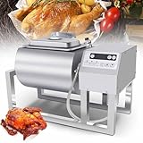 Máquina de marinar al vacío para carne y verduras con rotación bidireccional y control de velocidad