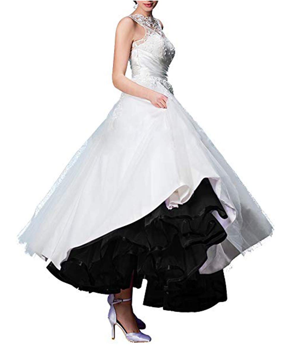 Vintage Rockabilly 50s Retro Enaguas Larga Tobillo de Longitud naguas de Crinolina para Baile de Boda Traje Underskirt