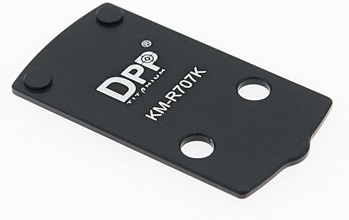 Miniatura 7 de DPP Titanium Adaptador ópticoplaca de montaje compatible con MP Shield Plus Kimber R7 Mako Holosun 407K507K