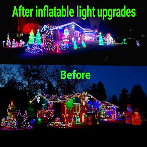 Image of LED Module,Replacement Lights For Inflatables White 20pcs 9.8 Ft 5730 SMD 150LM Per LED Module IP65 Waterproof Christmas Inflatables Light for Letter Sign with Tape Adhesive Backside (White Light)