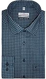 Marvelis Hemd Comfort Fit Langarm grün Gemustert 7050.24.45, Kragenweite/Größe:43